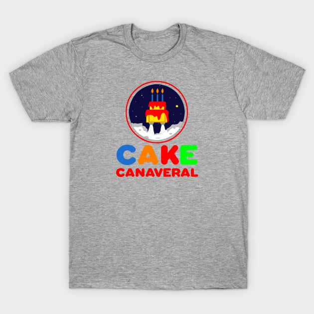 Cake Canaveral T-Shirt by davyandrews